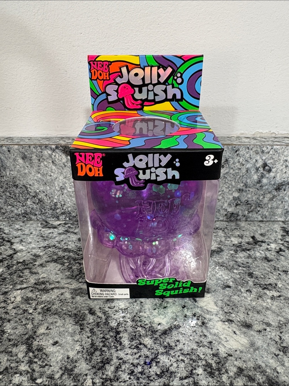 Jelly Squish Purple Kids Sensory Toy